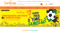 Desktop Screenshot of dantenas.com.br