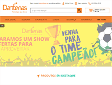 Tablet Screenshot of dantenas.com.br